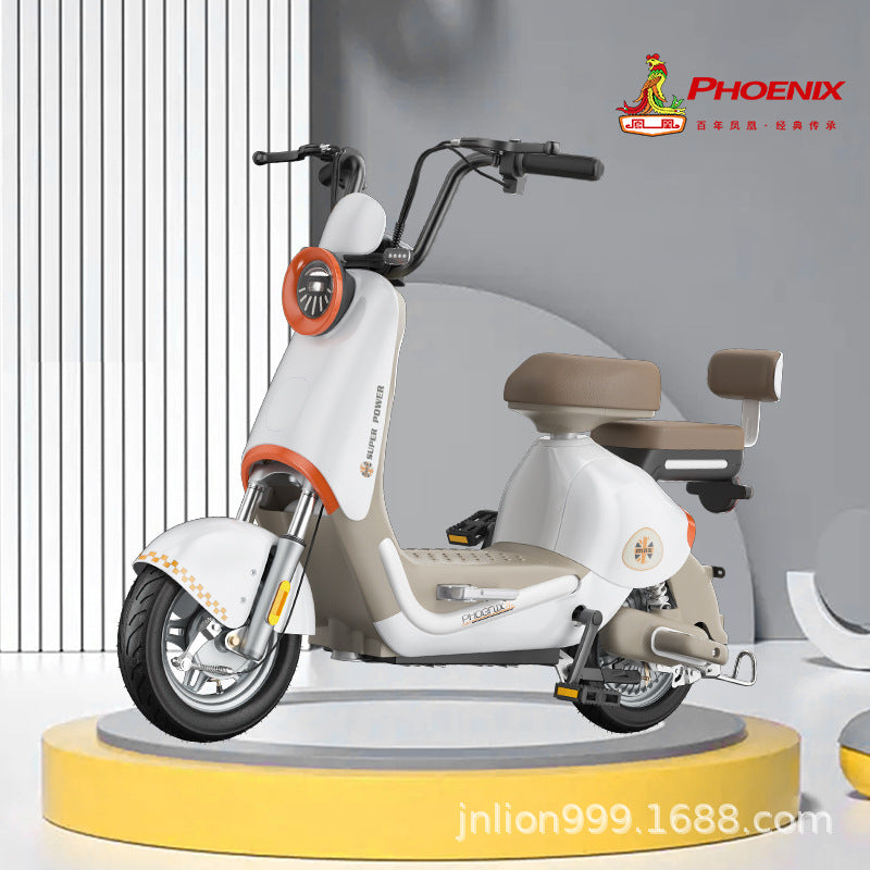 Phoenix New National Standard Electric Vehicle Blue Excellent Electric Bicycle Can Be Registered Offline Physical Same Model Electric Bicycle