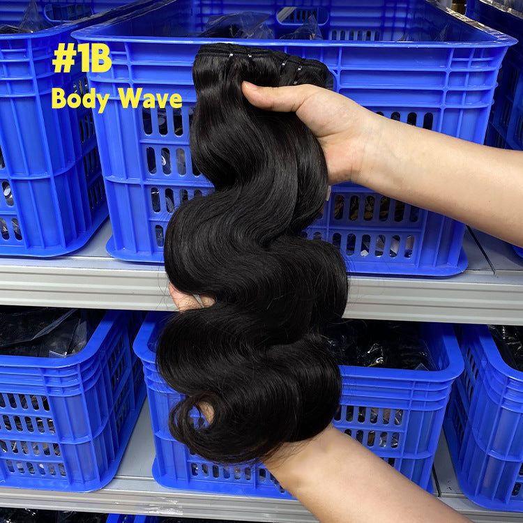 10A Human Hair Hair Curtain Double Drawn Humanhair Bundle Bone Straight Hair Spot Manufacturer Wholesale