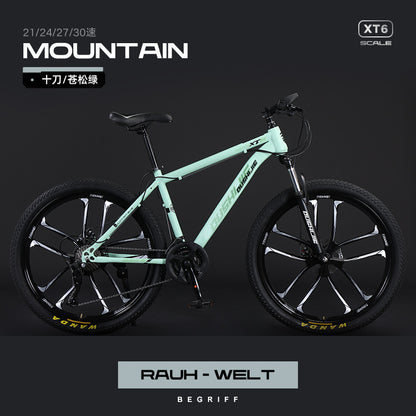 Mountain Bike Men and Women Adult Commuter Teenagers Variable Speed Student Shock Absorption off-Road Racing Bike Cross-Border