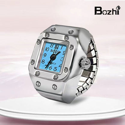 [Ring watch] new hot creative alloy shell finger watch lovers foreign trade new men and women manufacturers direct batch