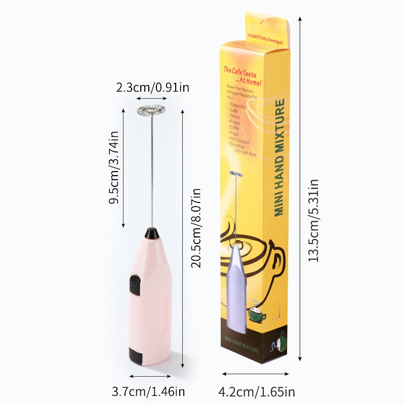 304 Kitchen Egg Beater Electric Handheld Mixer Mini Milk Frother Cream Frother Blender