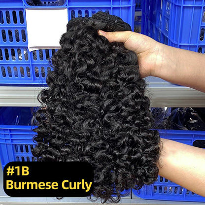 12A Wig Human Hair Hair Curtain Ladies Double Drawn Human Hair Bundles European and American Cross-Border