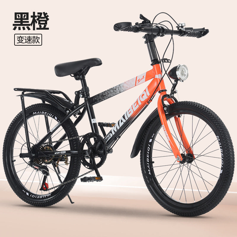 Children's Mountain Bike Primary and Secondary School Students Variable Speed Mountain Bike 8-14 Years Old Middle and Big Children Teenagers Outdoor Road Bike