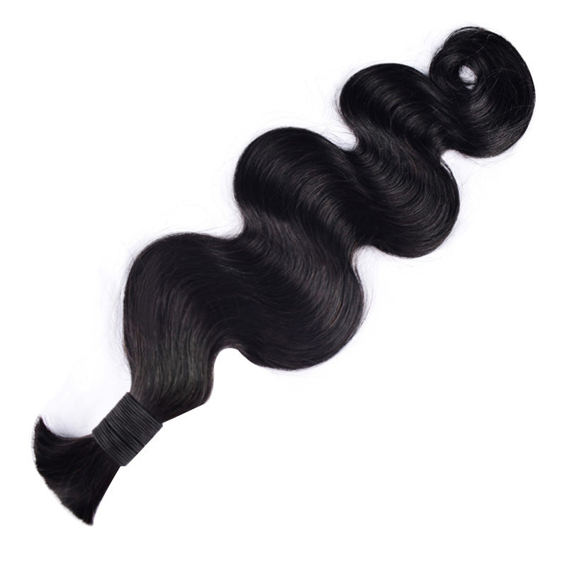 European and American Cross-Border Dreadlock Hair Extensions Straight Human Hair Bulk Hair Human Hair Full Real Hair Wig