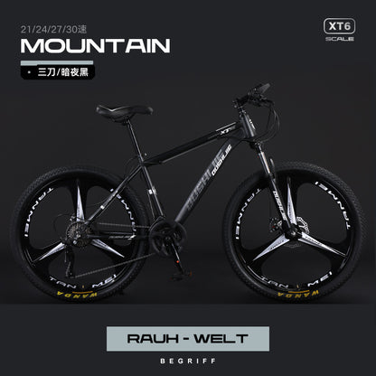 Mountain Bike Men and Women Adult Commuter Teenagers Variable Speed Student Shock Absorption off-Road Racing Bike Cross-Border