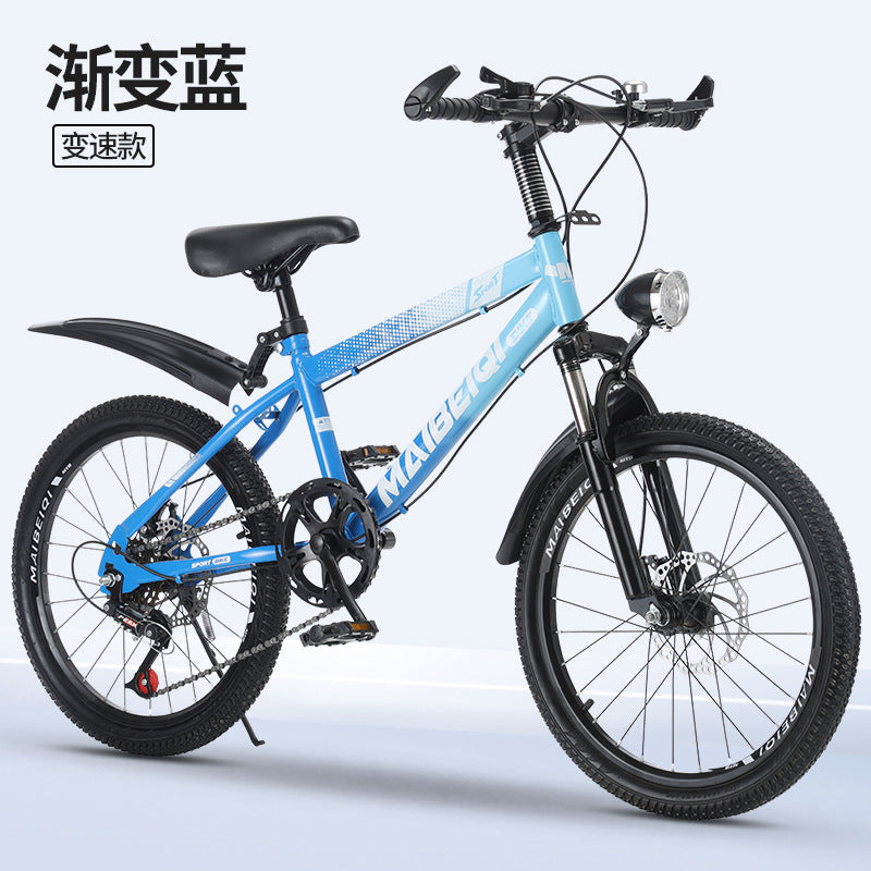 Children's Mountain Bike Primary and Secondary School Students Variable Speed Mountain Bike 8-14 Years Old Middle and Big Children Teenagers Outdoor Road Bike