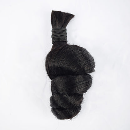 European and American Cross-Border Dreadlock Hair Extensions Straight Human Hair Bulk Hair Human Hair Full Real Hair Wig