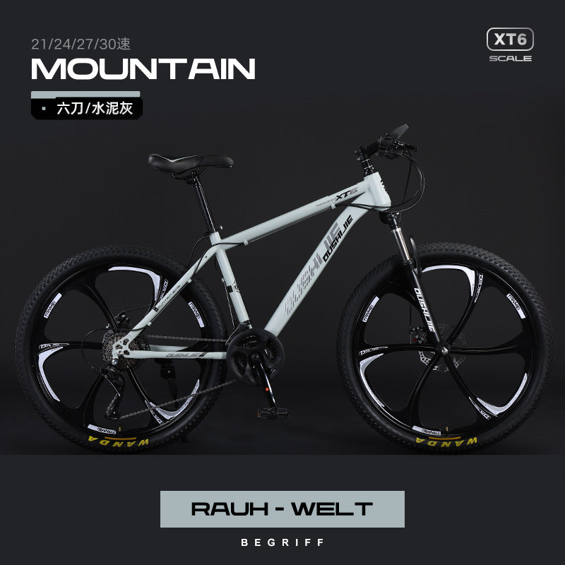 Mountain Bike Men and Women Adult Commuter Teenagers Variable Speed Student Shock Absorption off-Road Racing Bike Cross-Border