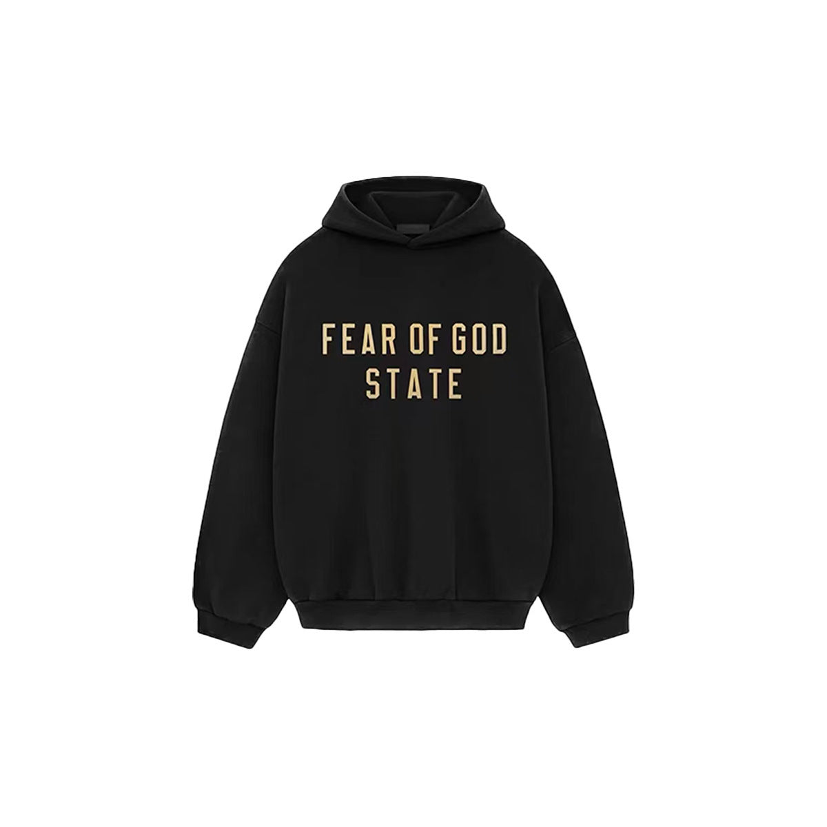 Autumn and Winter New ESSENTIALS Children's Letter Printed Hooded fleece-lined Sweater Boys' Girls' Loose Hoodie