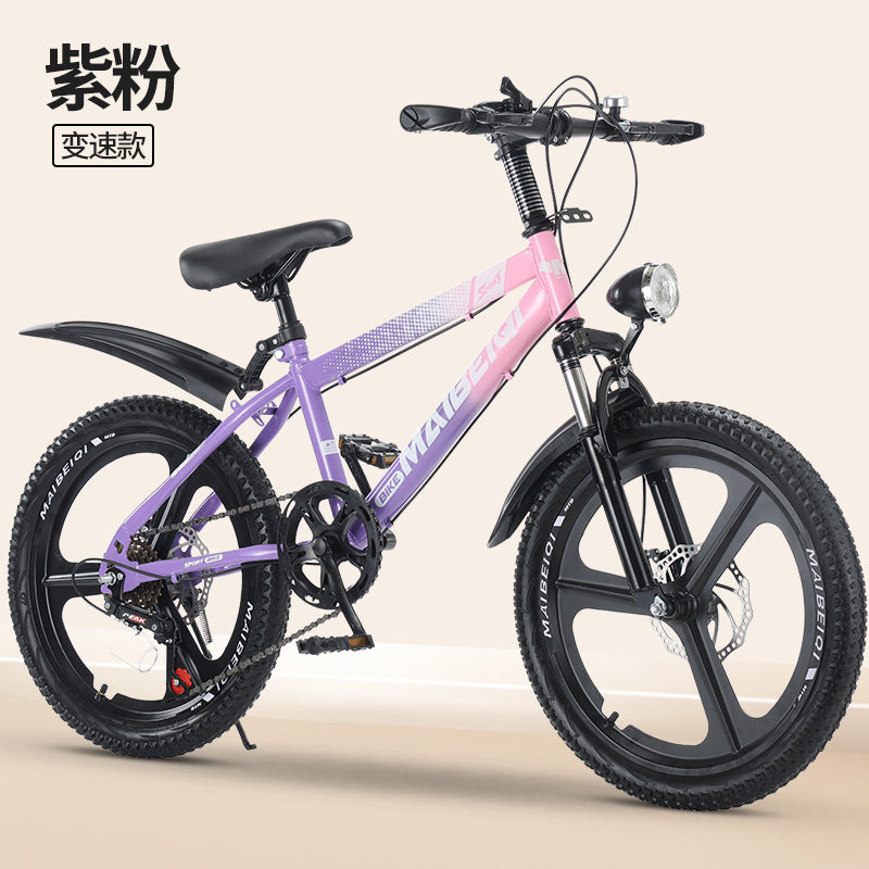 Children's Mountain Bike Primary and Secondary School Students Variable Speed Mountain Bike 8-14 Years Old Middle and Big Children Teenagers Outdoor Road Bike
