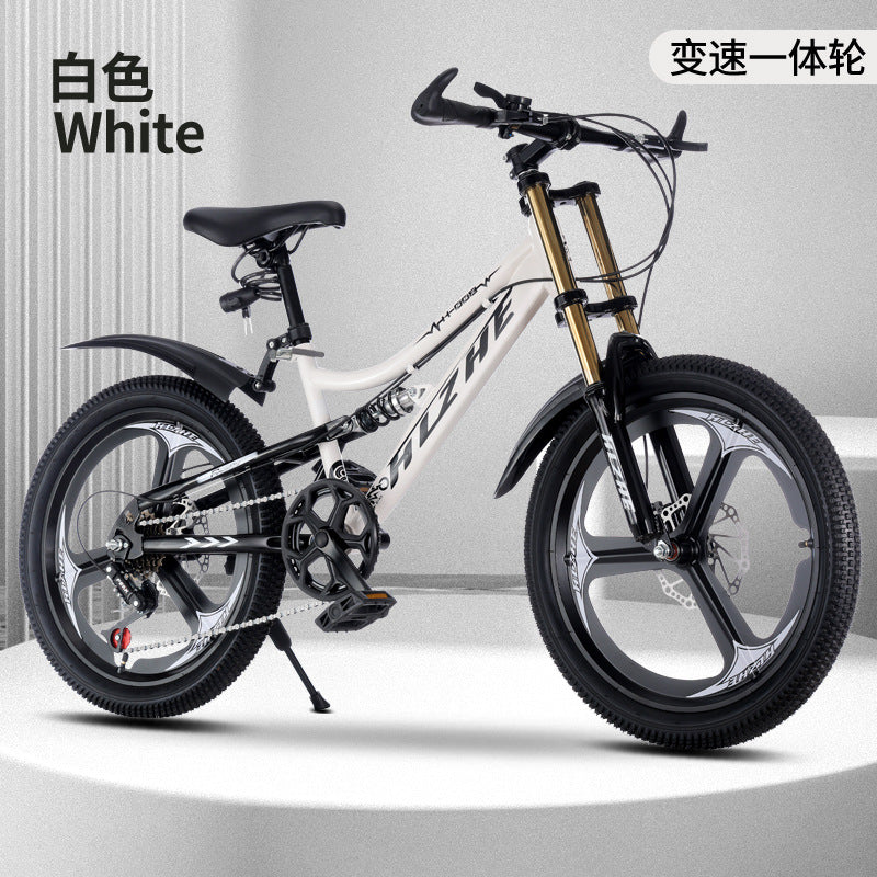 Children's Mountain Bike Cycling Road Bike Double Shock-Absorbing Cycling Bicycle Men's and Women's Same Bicycle Student Cycling Bicycle