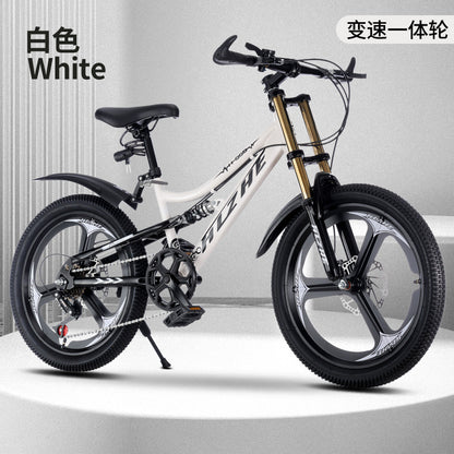 Children's Mountain Bike Cycling Road Bike Double Shock-Absorbing Cycling Bicycle Men's and Women's Same Bicycle Student Cycling Bicycle