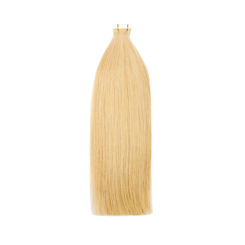 Spot Wholesale Pu Real Hair Film Hair Women's Seamless Hair Extensions Tape in Hair Extension Wigs