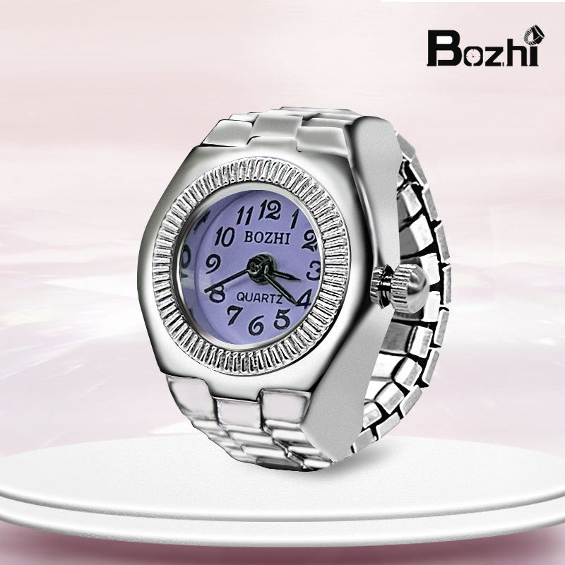 [Ring watch] new hot creative alloy shell finger watch lovers foreign trade new men and women manufacturers direct batch