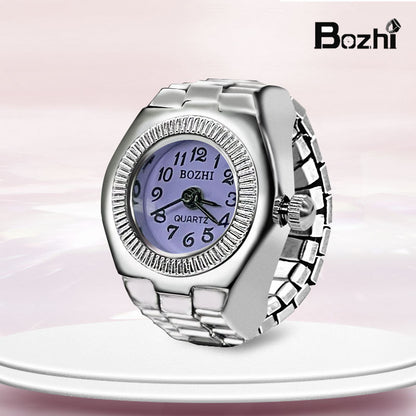 [Ring watch] new hot creative alloy shell finger watch lovers foreign trade new men and women manufacturers direct batch