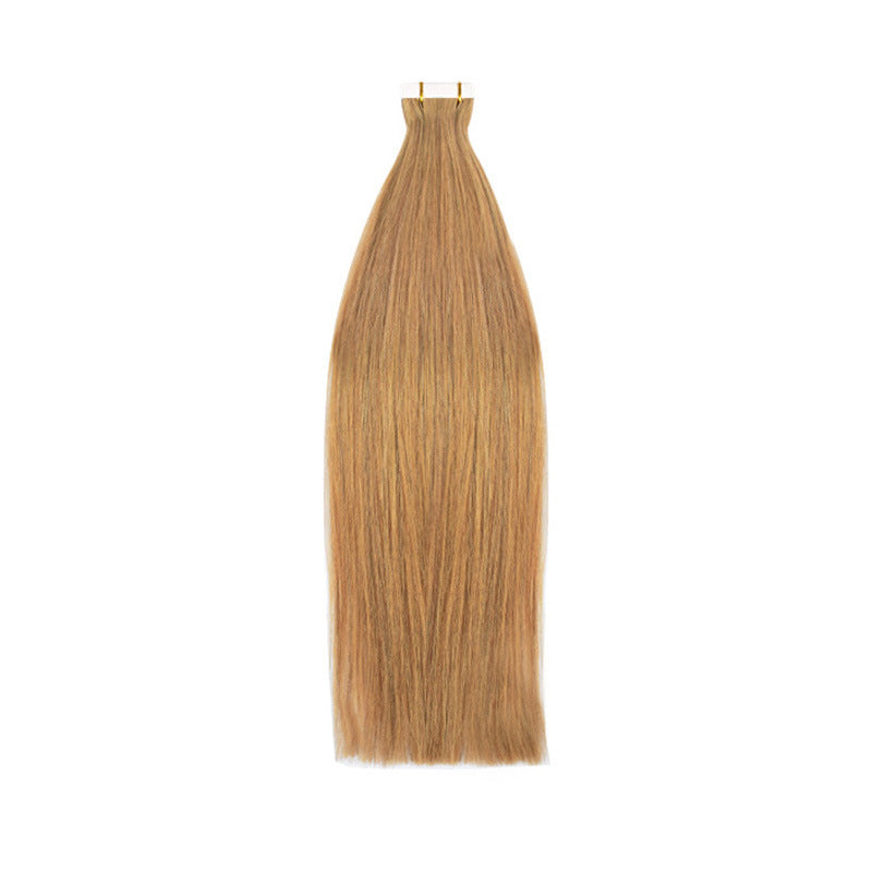 Spot Wholesale Pu Real Hair Film Hair Women's Seamless Hair Extensions Tape in Hair Extension Wigs