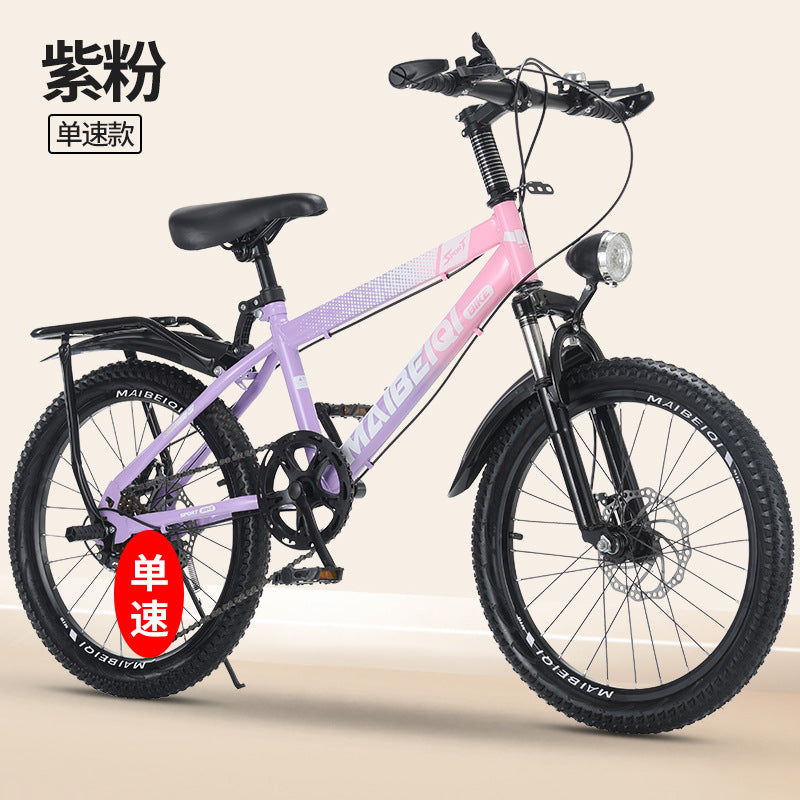 Children's Mountain Bike Primary and Secondary School Students Variable Speed Mountain Bike 8-14 Years Old Middle and Big Children Teenagers Outdoor Road Bike