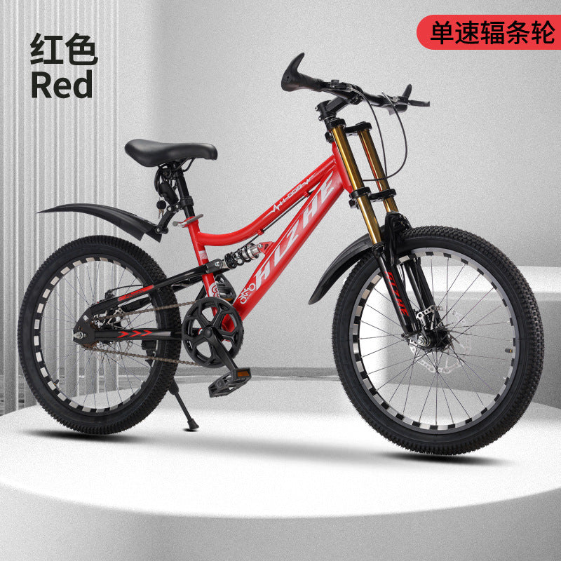 Children's Mountain Bike Cycling Road Bike Double Shock-Absorbing Cycling Bicycle Men's and Women's Same Bicycle Student Cycling Bicycle