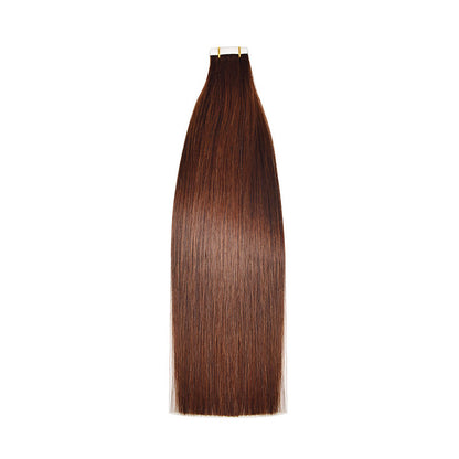 Spot Wholesale Pu Real Hair Film Hair Women's Seamless Hair Extensions Tape in Hair Extension Wigs