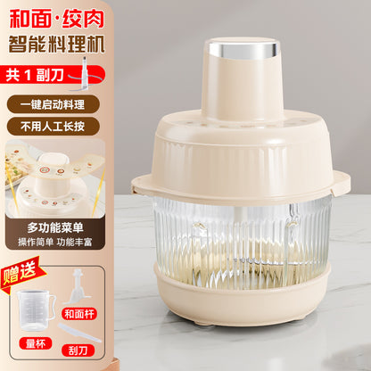 Simple White Meat Grinder for Home Kitchen, Meat and Fabric Grinder Manufacturer Supplies Small Electric Meat Grinder