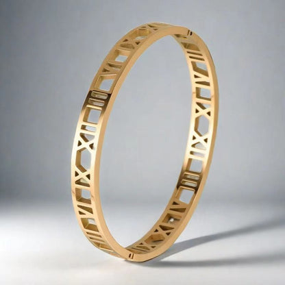 European and American Cross-Border Stainless Steel Bracelet, Titanium Steel Nail Bracelet for Women, Non-Fading, Simple, Versatile, Fashionable and Elegant Bracelet