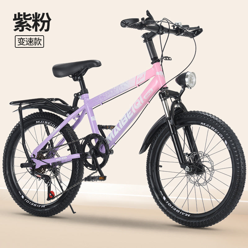 Children's Mountain Bike Primary and Secondary School Students Variable Speed Mountain Bike 8-14 Years Old Middle and Big Children Teenagers Outdoor Road Bike