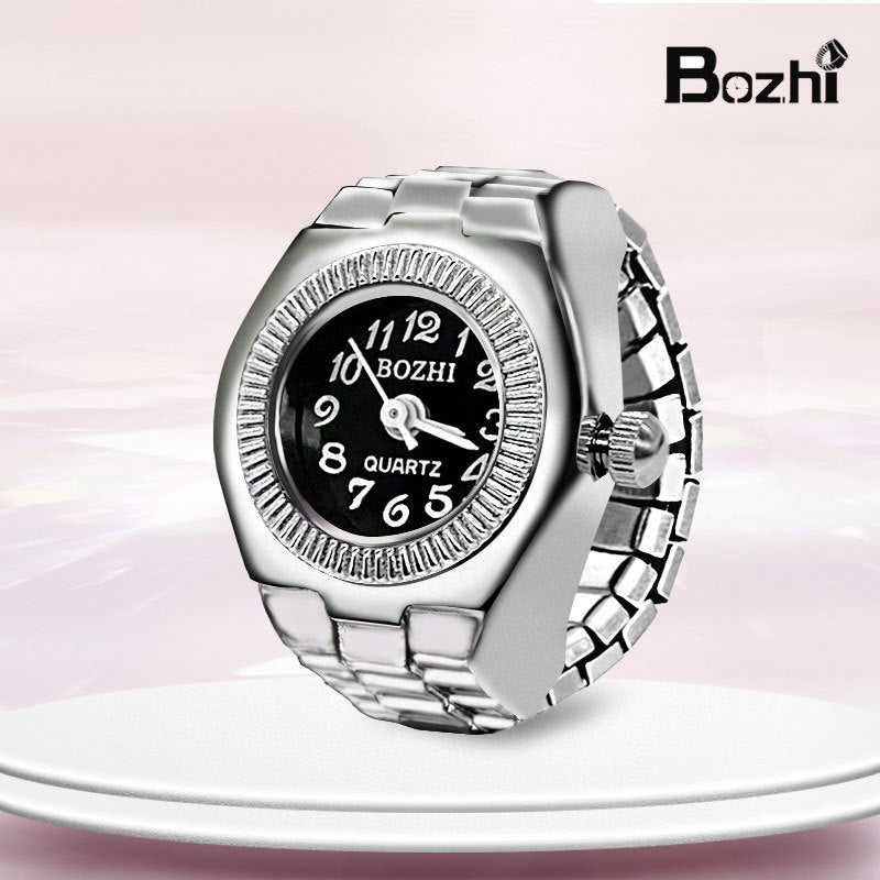 [Ring watch] new hot creative alloy shell finger watch lovers foreign trade new men and women manufacturers direct batch