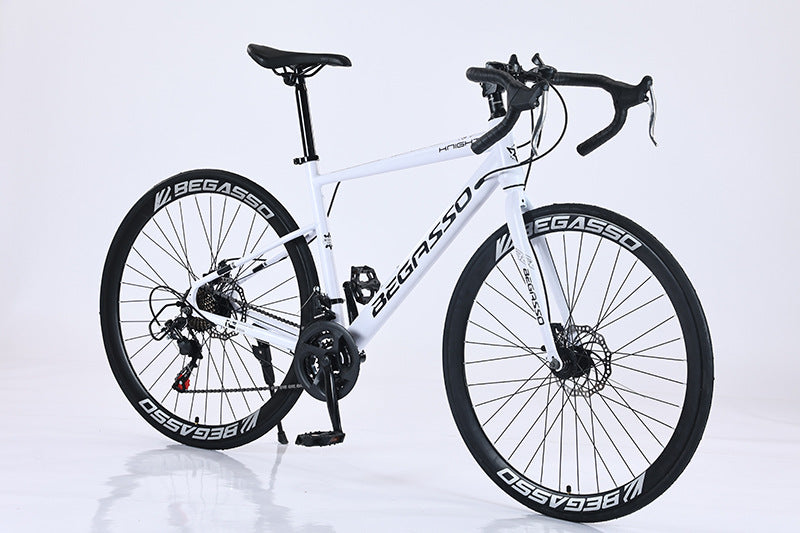 Factory wholesale road bike men's and women's adult variable speed Super Light Racing city bike bike