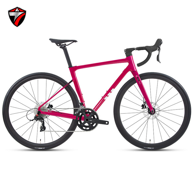 Zui Te C6 Aluminum Alloy Road Bike Full Internal Disc Brake Bicycle 24-Speed Hydraulic Disc Brake Racing Bike
