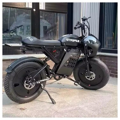 Super73 Snow off-Road Fat Tire Electric Bicycle 20-Inch Thick Tire Retro off-Road Small Outdoor Snowmobile