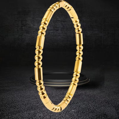 European and American Cross-Border Stainless Steel Bracelet, Titanium Steel Nail Bracelet for Women, Non-Fading, Simple, Versatile, Fashionable and Elegant Bracelet