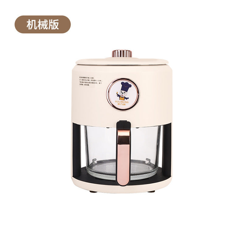 Cross-Border Platform Specializes in Amazon's Best-Selling Household Color Screen Visual 6L Multi-Functional Glass Air Fryer 22