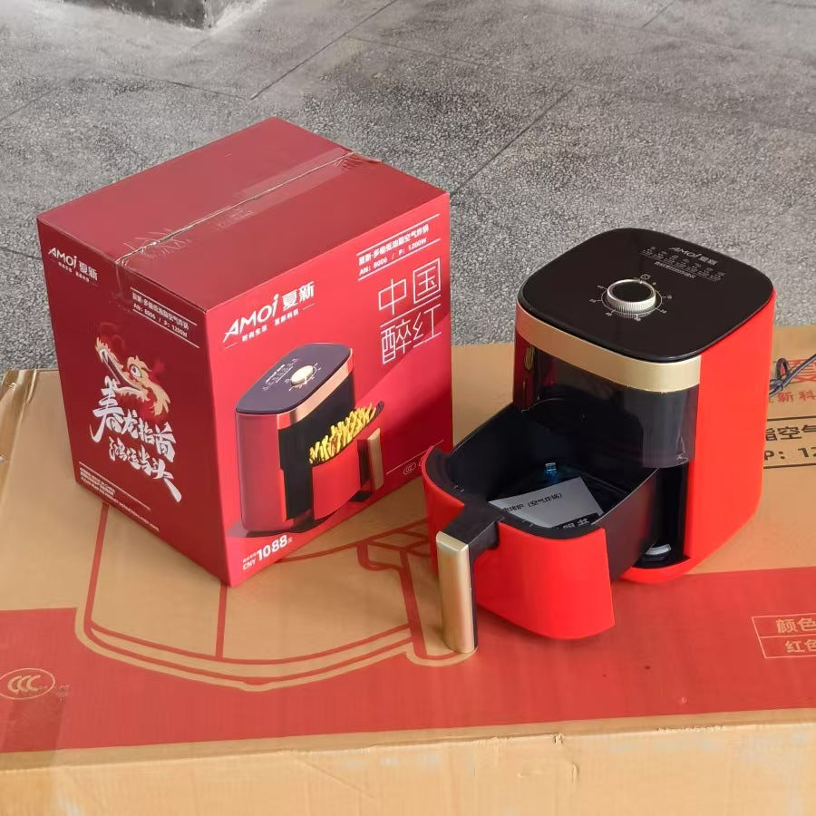 Xia Xin Air Fryer Large Capacity Oil-Free Electric Fryer French Fries Machine All-In-One Electric Oven Visual Multi-Function Fryer