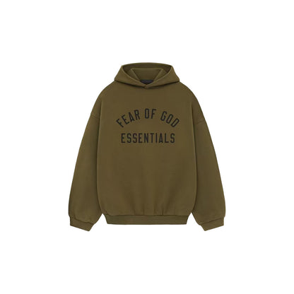 Autumn and Winter New ESSENTIALS Children's Letter Printed Hooded fleece-lined Sweater Boys' Girls' Loose Hoodie