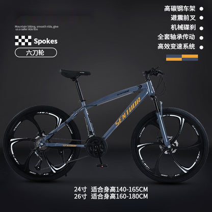 Mountain Bike Bicycle Adult Off-Road Men's and Women's Lightweight Road Variable Speed Racing Student