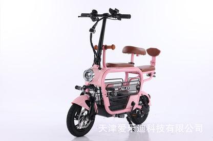 Vietnam Two-Wheeled Pet Lithium Battery Car Family Fashion Assist Foldableing Small Scooter 48V Electric Car