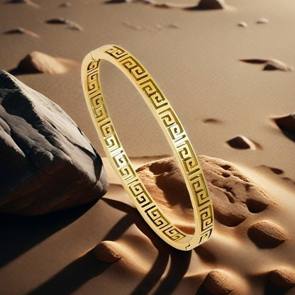 Cross-border Stainless Steel Bracelet Women's High-grade Electroplated Circle Bracelet Diamond Light Luxury Titanium Steel Fashion Jewelry