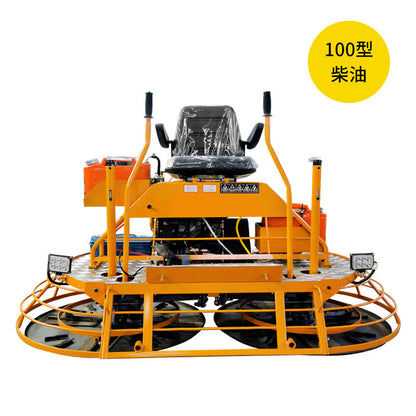 Concrete Polishing Machine, Double Disc Grinder, Cement Floor Finisher, Lighting, Ride-On Electric High-Efficiency Terrazzo Polisher
