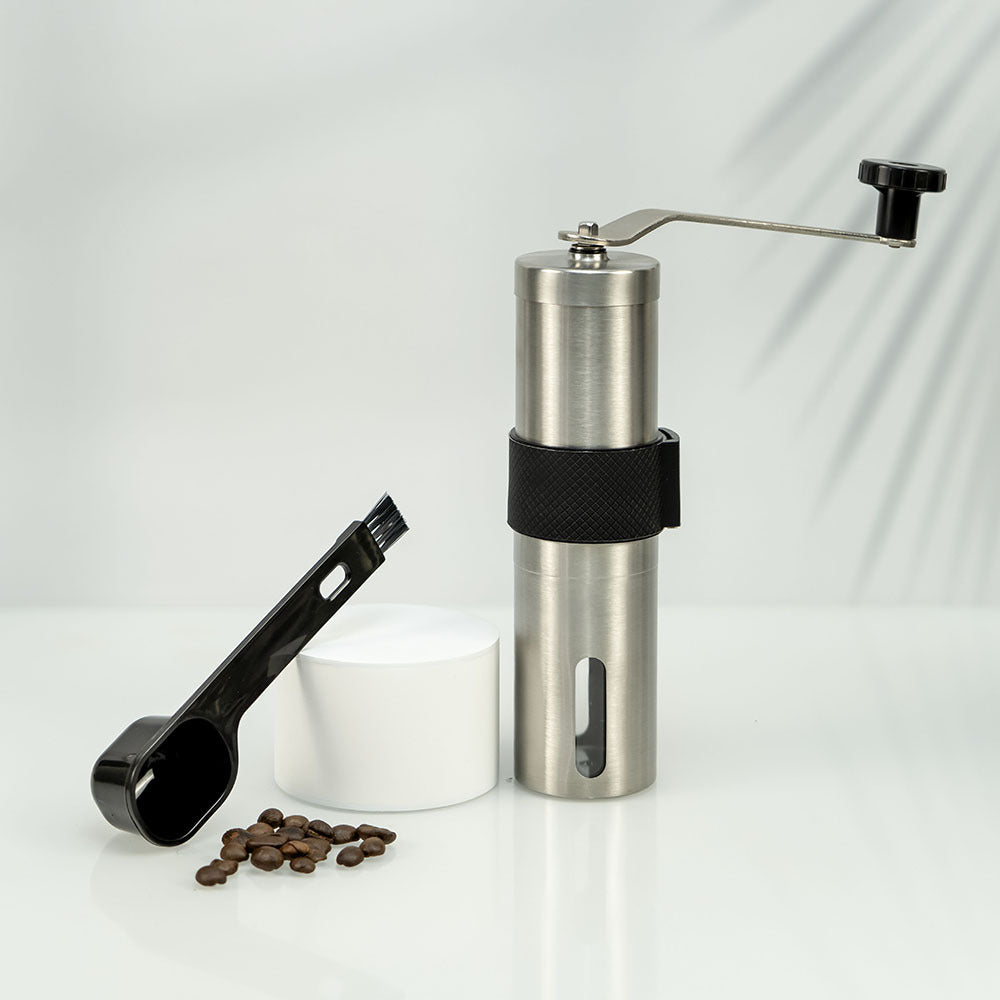 Source Factory Direct Supply Amazon Stainless Steel Hand-Cranked Coffee Grinder in Stock