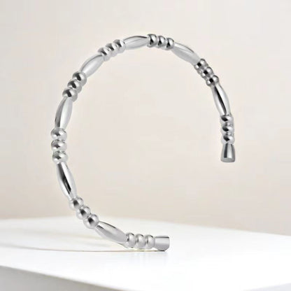 European and American Cross-Border Stainless Steel Bracelet, Titanium Steel Nail Bracelet for Women, Non-Fading, Simple, Versatile, Fashionable and Elegant Bracelet