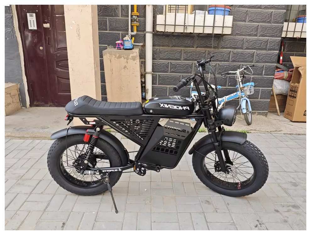 Super73 Snow off-Road Fat Tire Electric Bicycle 20-Inch Thick Tire Retro off-Road Small Outdoor Snowmobile
