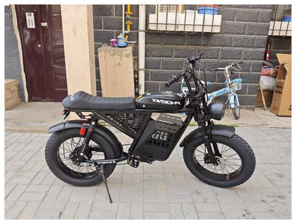 Super73 Snow off-Road Fat Tire Electric Bicycle 20-Inch Thick Tire Retro off-Road Small Outdoor Snowmobile