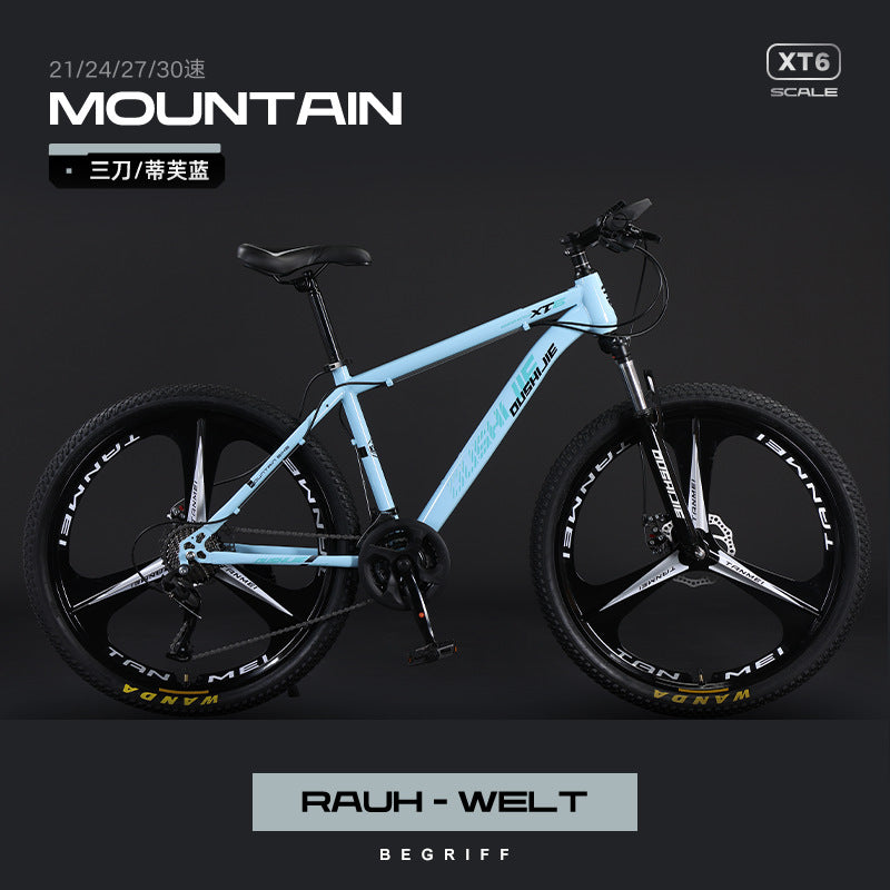 Mountain Bike Men and Women Adult Commuter Teenagers Variable Speed Student Shock Absorption off-Road Racing Bike Cross-Border