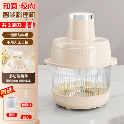 Simple White Meat Grinder for Home Kitchen, Meat and Fabric Grinder Manufacturer Supplies Small Electric Meat Grinder