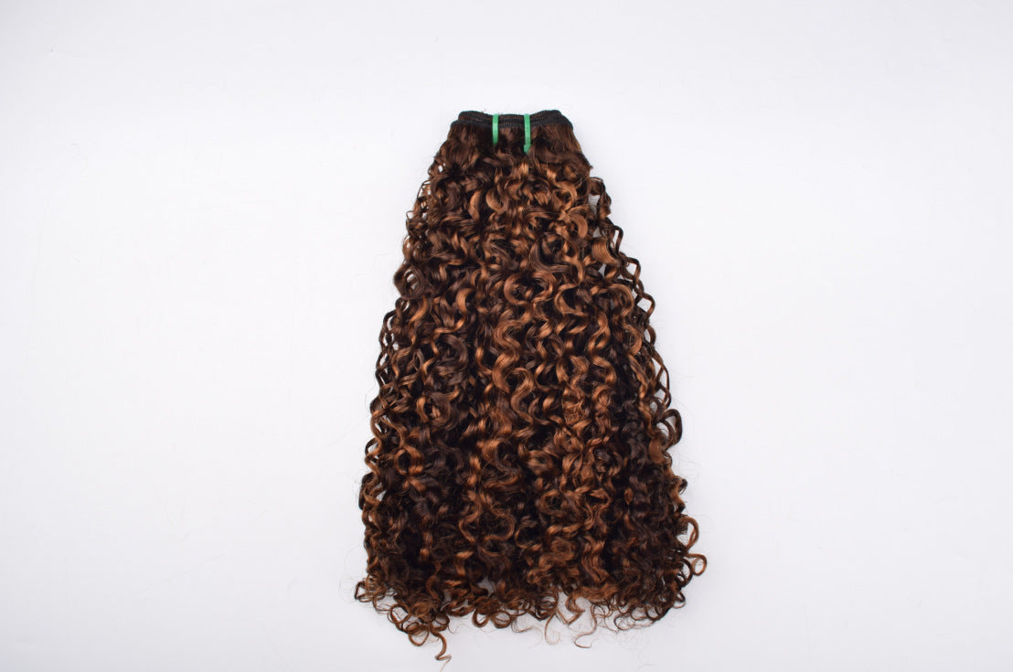 Fumi Hair Curly Bundles Real Hair Wig Hair Curtain Human Hair Full Human Hair Wig