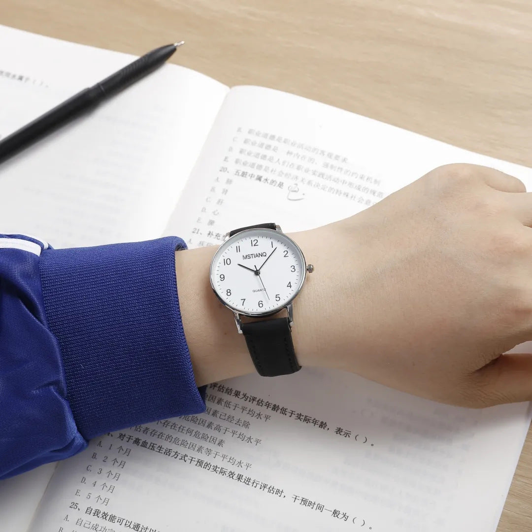 Exam-Specific Watch for Male and Female Middle School Students, Simple Silent Mechanical Trend, College Entrance Examination Electronic Quartz, Clear Numbers