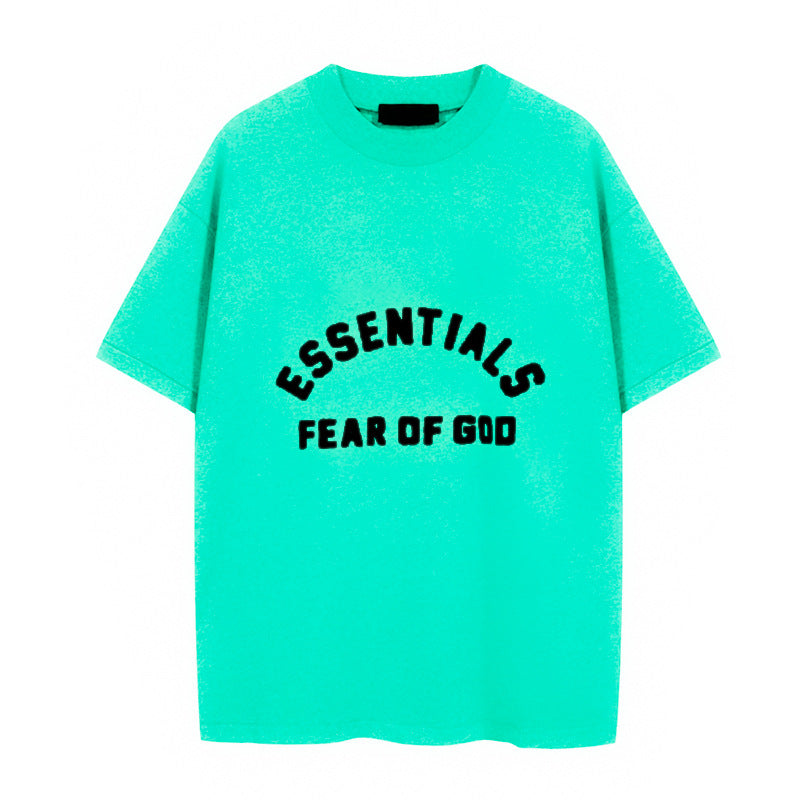 Trendy luxury ESSENTIALS girls' short-sleeved Heavy children's T-shirt children's clothing