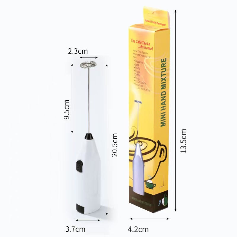 304 Kitchen Egg Beater Electric Handheld Mixer Mini Milk Frother Cream Frother Blender