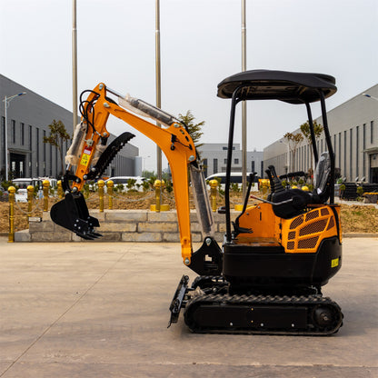 Foreign trade export HT13 small crawler excavator exported to Russia mini excavator for home yard trenching