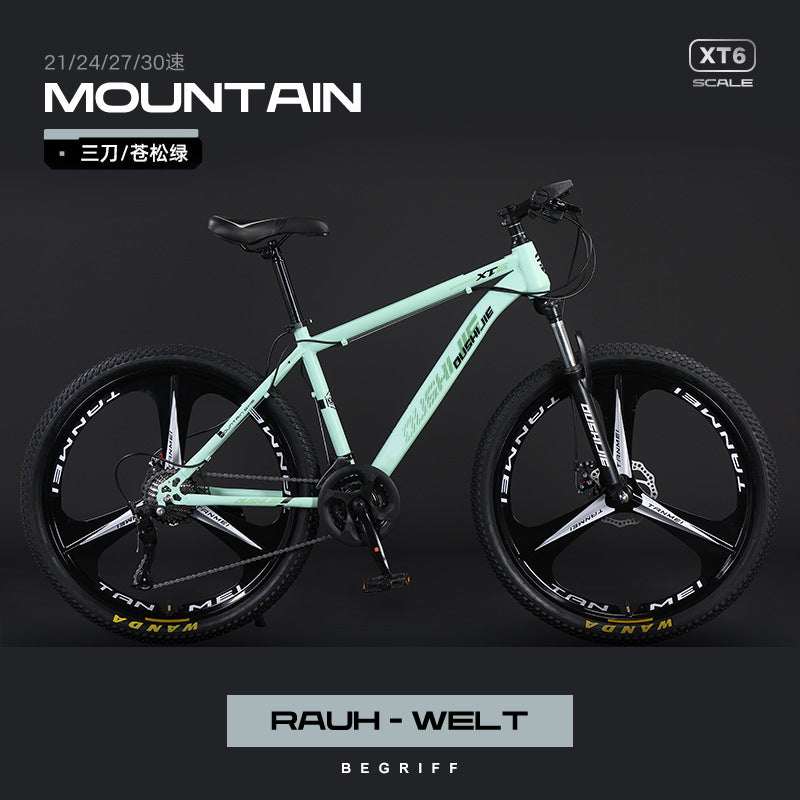 Mountain Bike Men and Women Adult Commuter Teenagers Variable Speed Student Shock Absorption off-Road Racing Bike Cross-Border